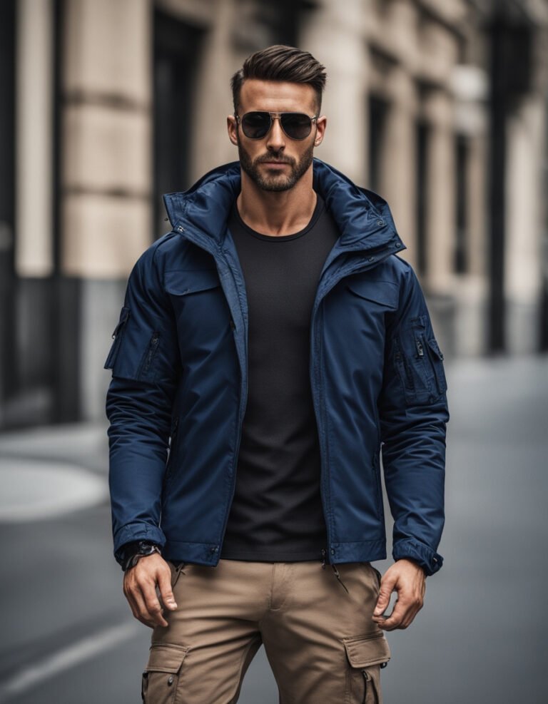 MEN TACTICAL GORELLO JACKET NAVY BLUE